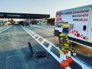 Odgusenje i snimanje kanalizacije - Granicni prelaz Bajmok