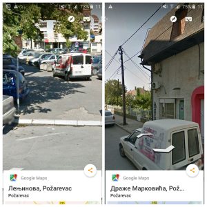 Sa lica mesta - Google Maps Kolaz